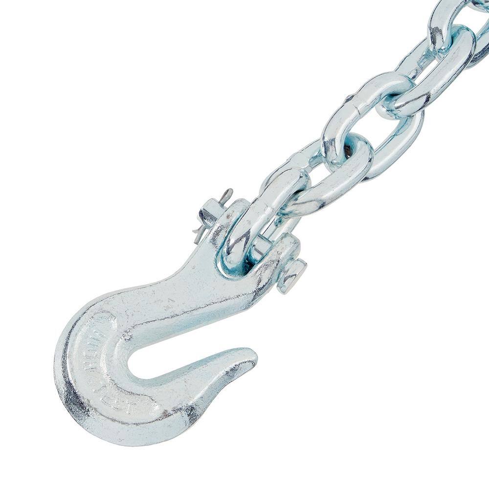 Everbilt 811032 3 8 in. x 14 ft. Grade 43 Zinc Steel Logging Chain with Hooks1