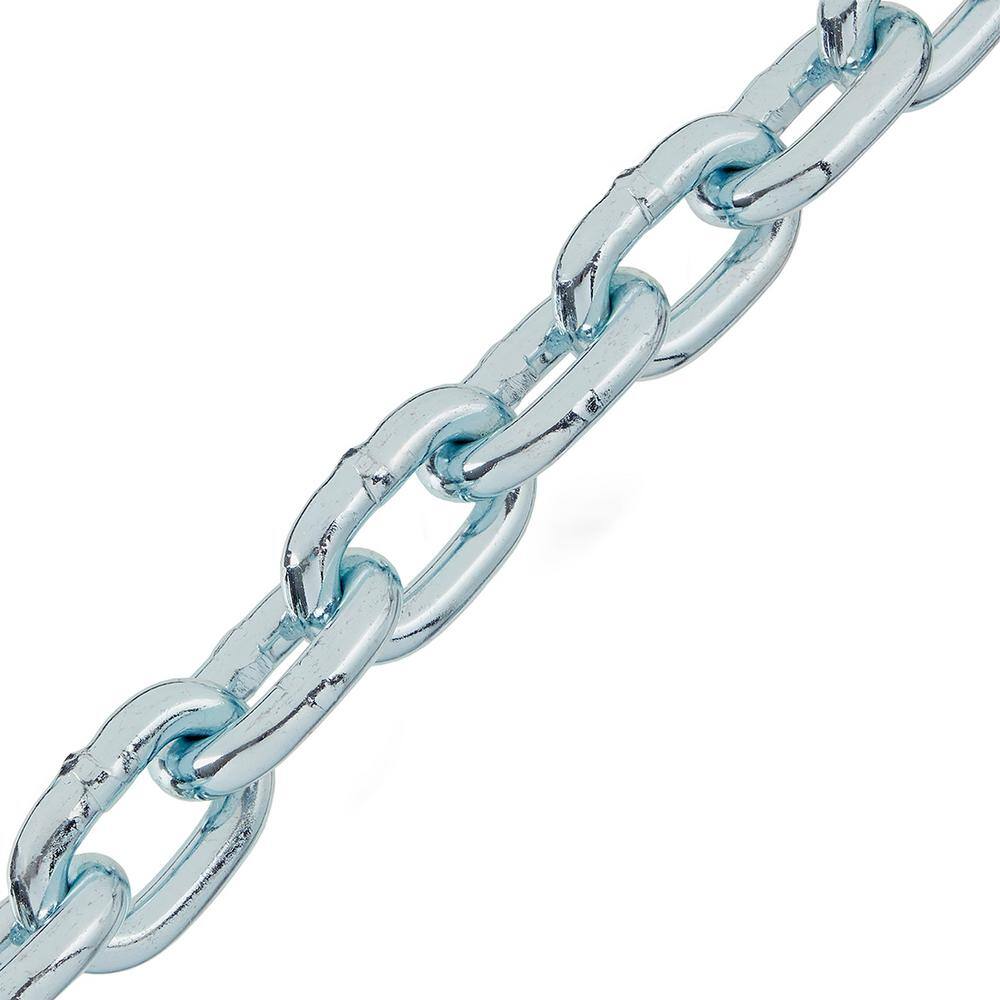 Everbilt 811032 3 8 in. x 14 ft. Grade 43 Zinc Steel Logging Chain with Hooks2