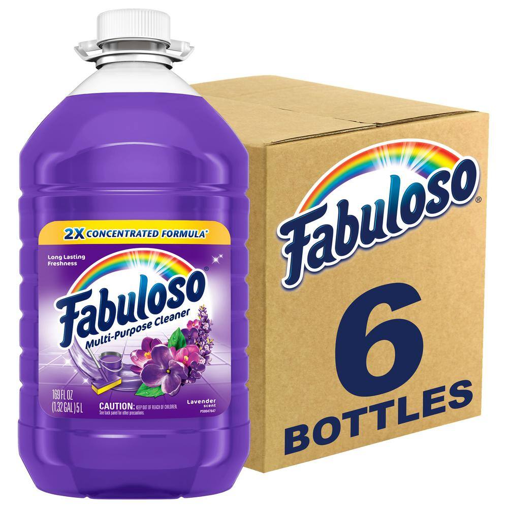 Fabuloso 61037882 169 oz. Lavender 2x Concentrated Multi Purpose Cleaner (6pack) Fabuloso 61037882 169 oz. Lavender 2x Concentrated Multi Purpose Cleaner (6pack)