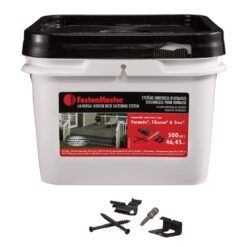 FastenMaster FMTHDCLIP-500 Universal Hidden Deck Fastening System 500 sq.ft.