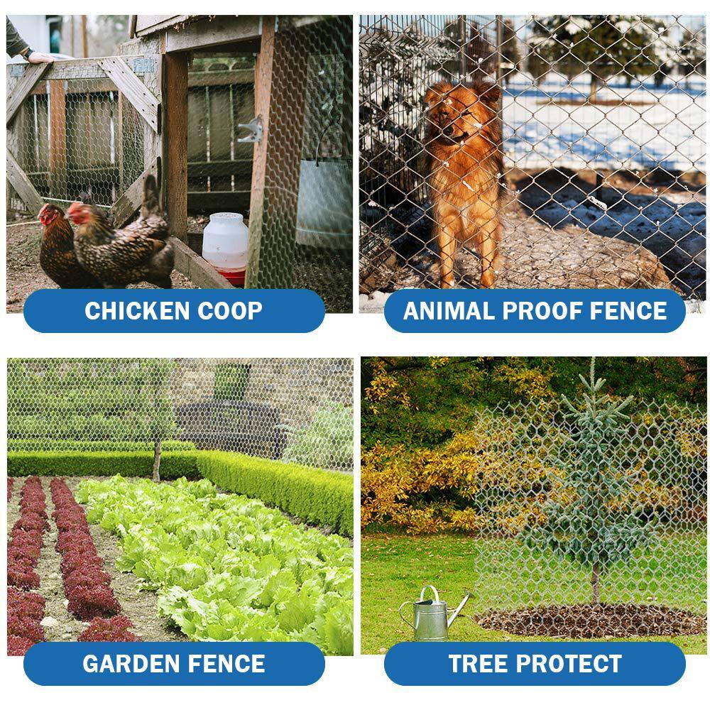 Fencer Wire NB20-3X150M2 3 ft. x 150 ft. 20-Gauge Poultry Netting with 2 in. Mesh7