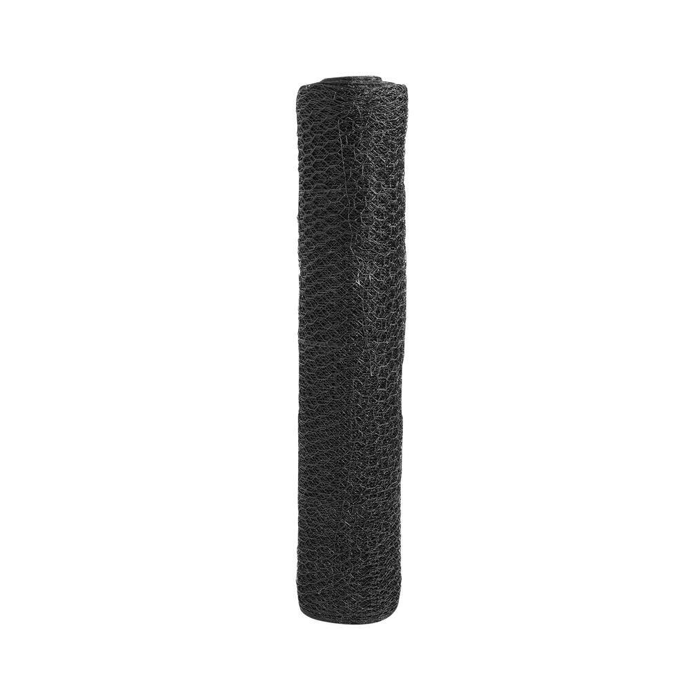 Fencer Wire NV20-B5X150M1 5 ft. x 150 ft. 20-Gauge Black PVC Coated Poultry Netting with 1 in. Mesh1