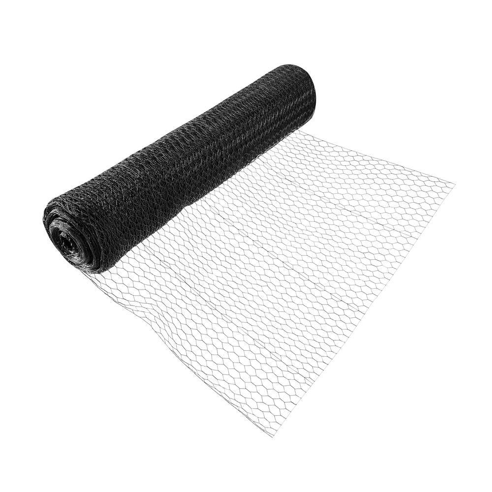 Fencer Wire NV20-B5X150M1 5 ft. x 150 ft. 20-Gauge Black PVC Coated Poultry Netting with 1 in. Mesh4