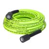 Flexzilla HFZPW3450M 1/4 in. x 50 ft. 3100 PSI M22 Fittings No Kink Flexible Pressure Washer Hose