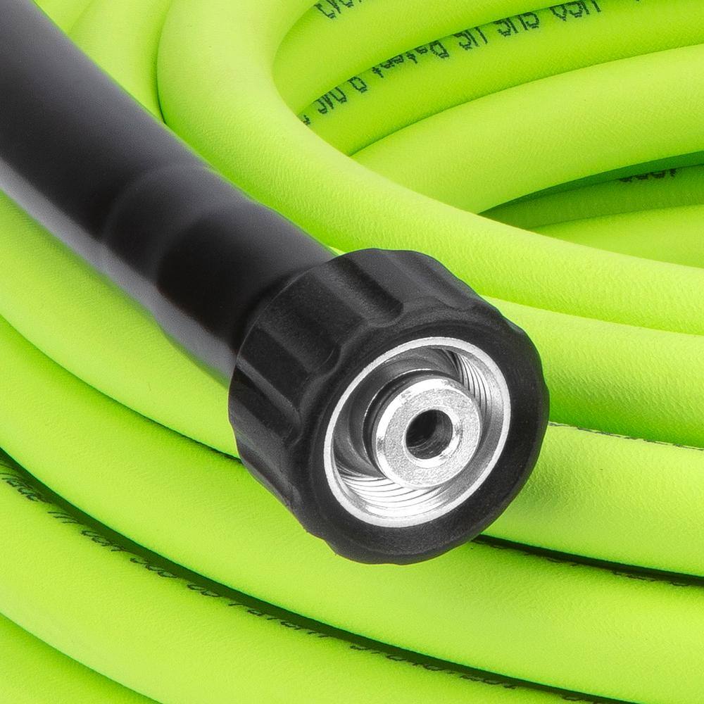 Flexzilla HFZPW3525M 5 16 in. x 25 ft. 3100 PSI Pressure Washer Hose with M22 Fittings4