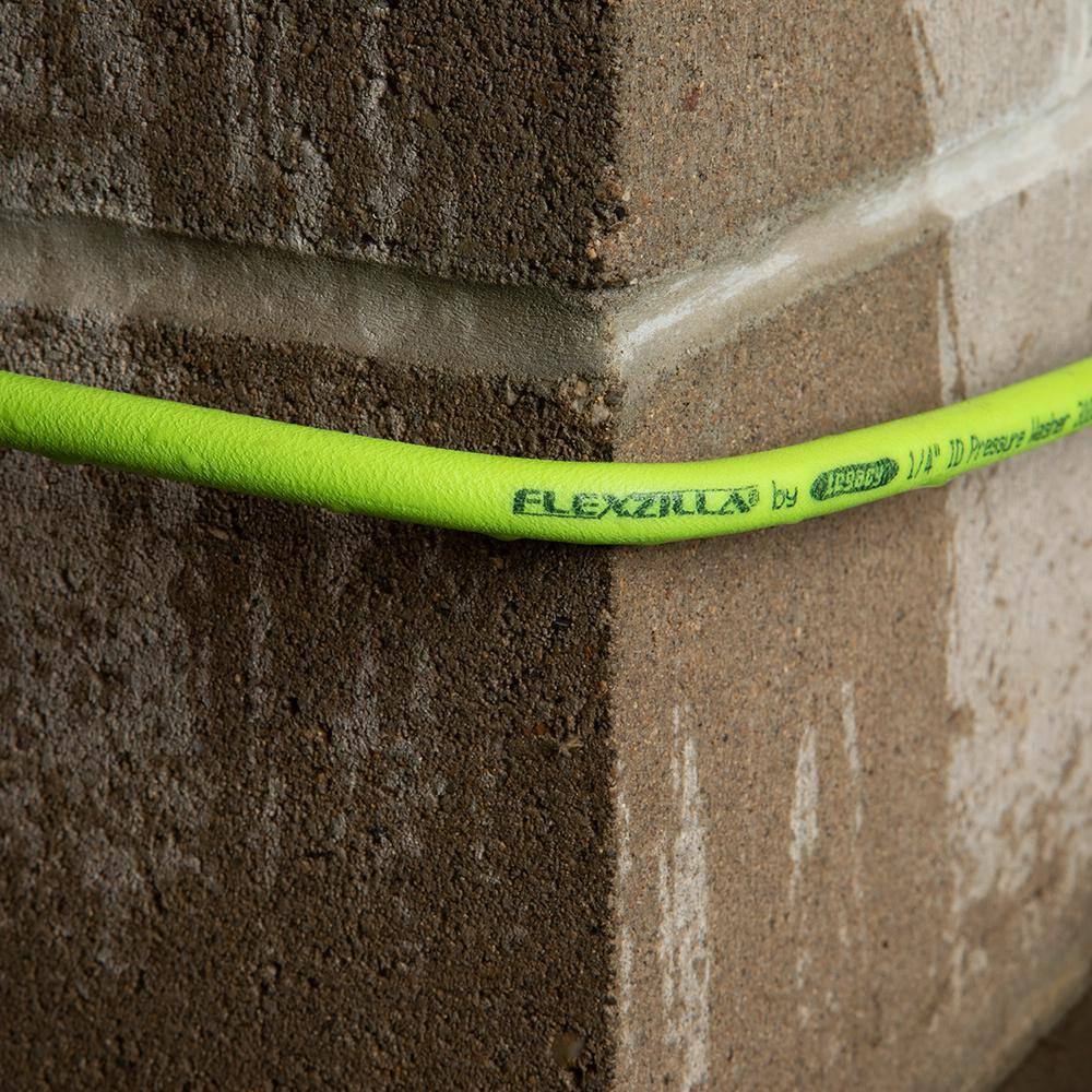 Flexzilla HFZPW3525M 5 16 in. x 25 ft. 3100 PSI Pressure Washer Hose with M22 Fittings8