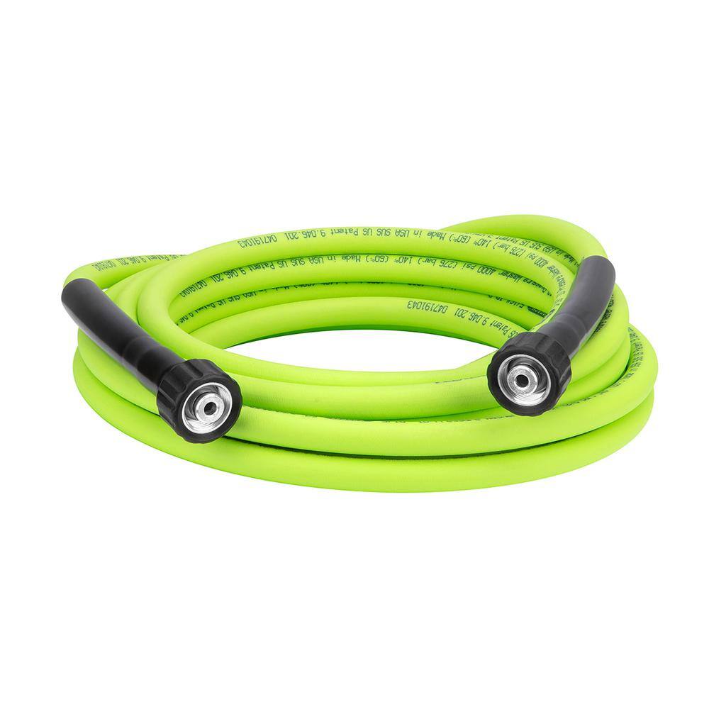 Flexzilla HFZPW40525M 5 16 in. x 25 ft. 4000 PSI Pressure Washer Hose with M22 Fittings Flexzilla HFZPW40525M 5/16 in. x 25 ft. 4000 PSI Pressure Washer Hose with M22 Fittings