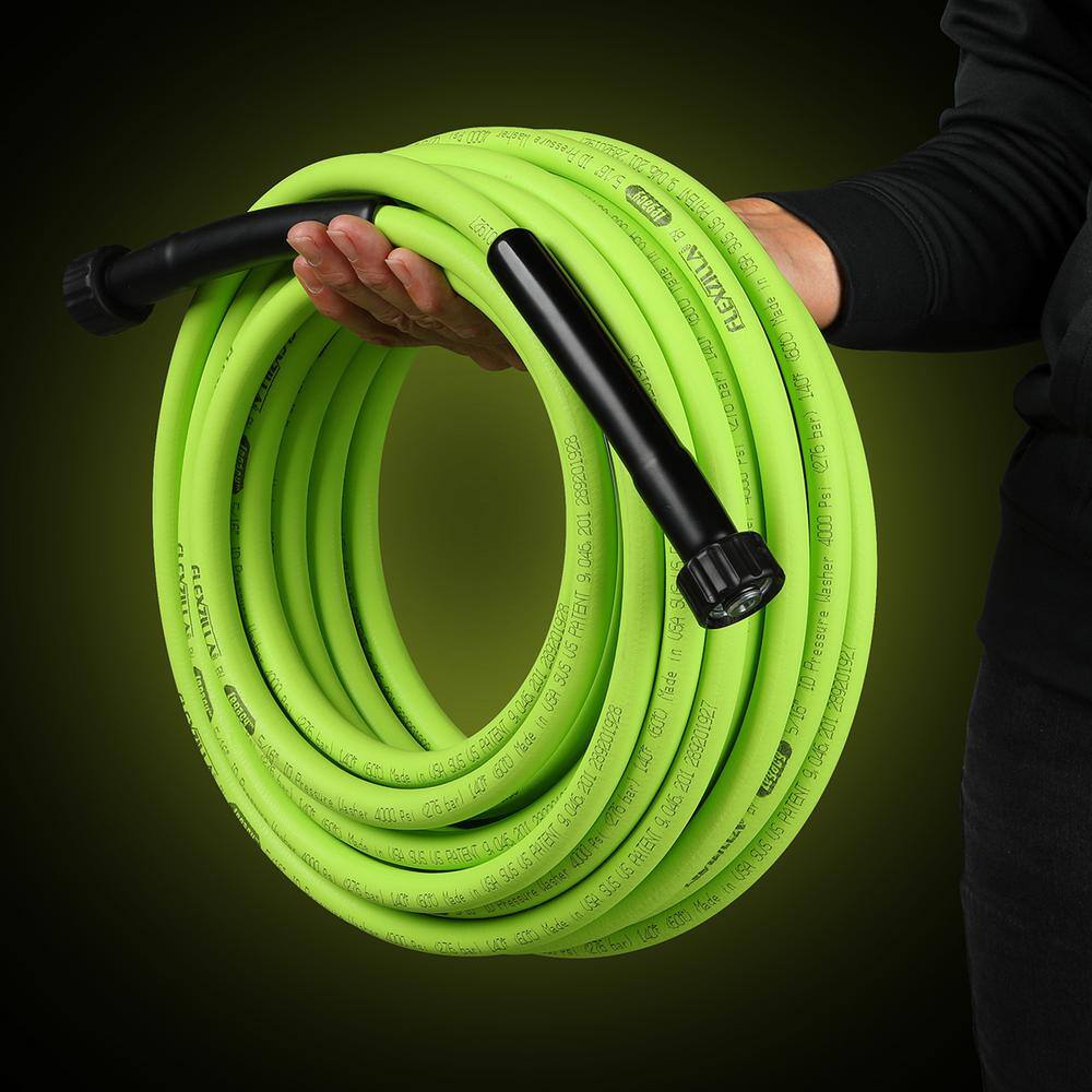 Flexzilla HFZPW40525M 5 16 in. x 25 ft. 4000 PSI Pressure Washer Hose with M22 Fittings6