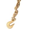 Forney 70398 3/8 in x 14 ft., Grade 70-Yellow Zinc Plated Straight Steel Tow Chain with Grab Hooks
