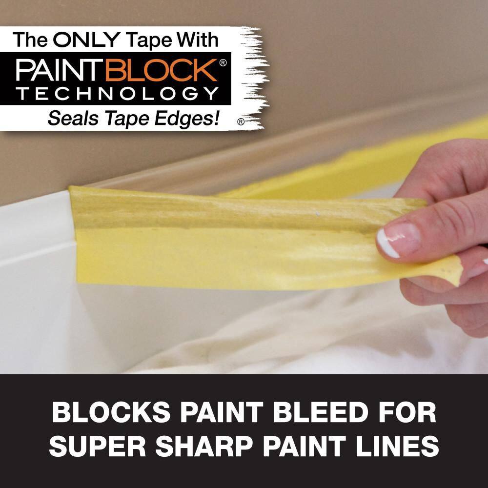FrogTape 240966 Delicate Surface 1.88 in. x 60 yds. Painter's Tape with PaintBlock (12-Pack)3