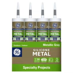 GE 2816710 Advanced Silicone 2 10.1oz. Gray Specialty Silicone Caulk (12-pack)