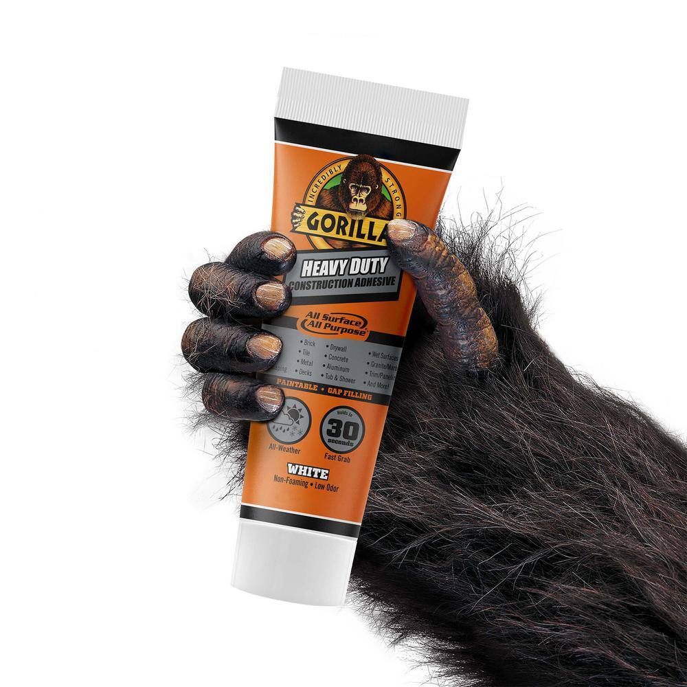 Gorilla 108724 7 oz. Heavy Duty Construction Adhesive Tube (6-Pack)1