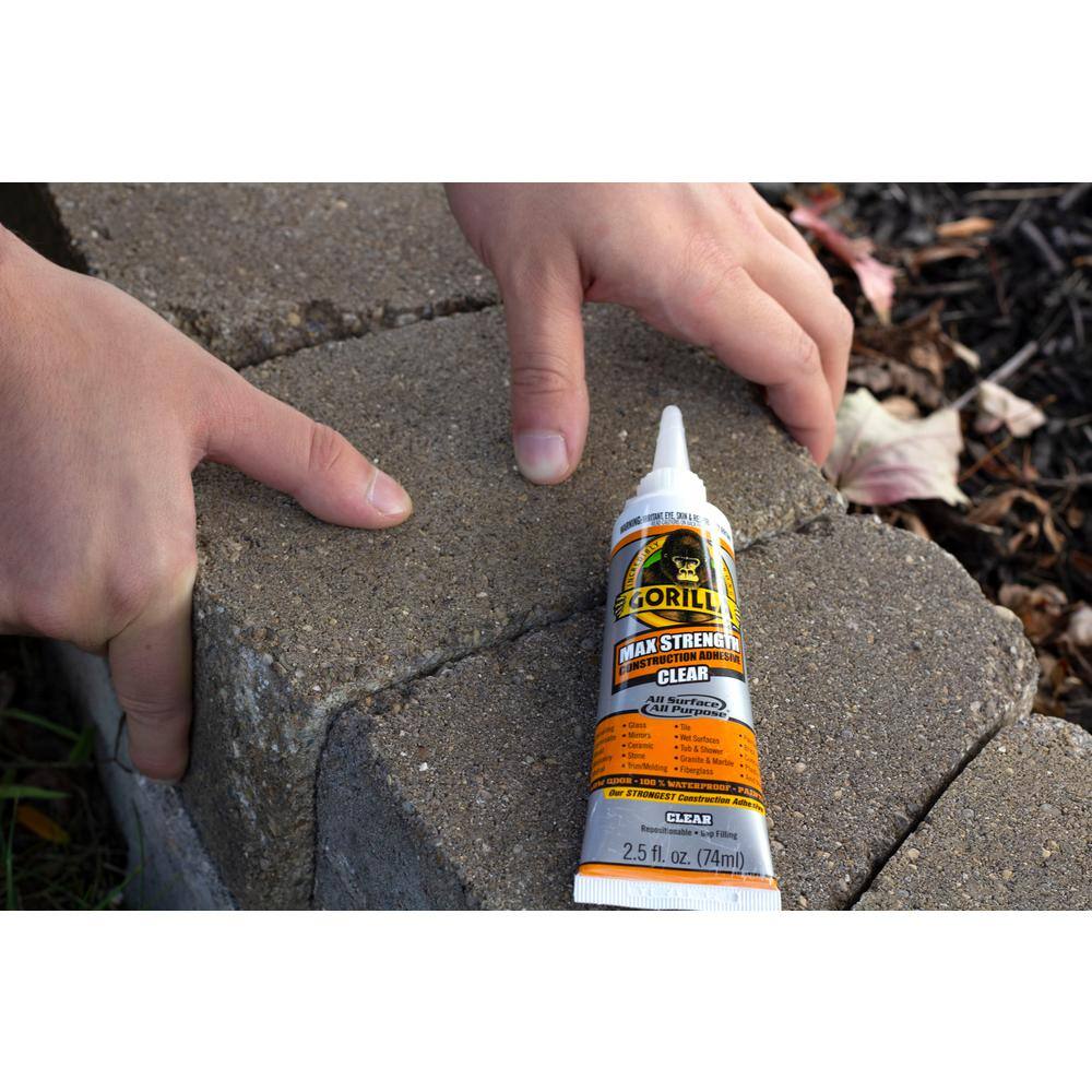 Gorilla 108724 7 oz. Heavy Duty Construction Adhesive Tube (6-Pack)8