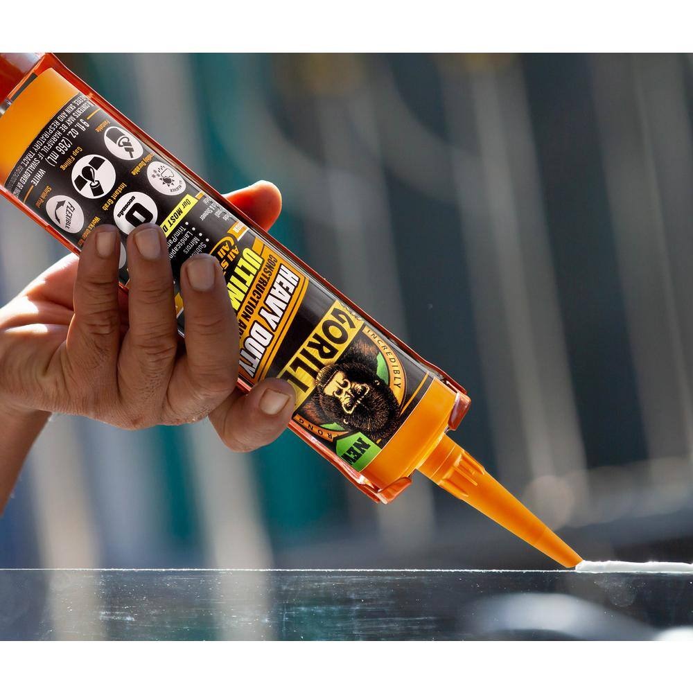 Gorilla 8008002 9 oz. Heavy Duty Construction Adhesive Ultimate (Case of 12)5_11zon