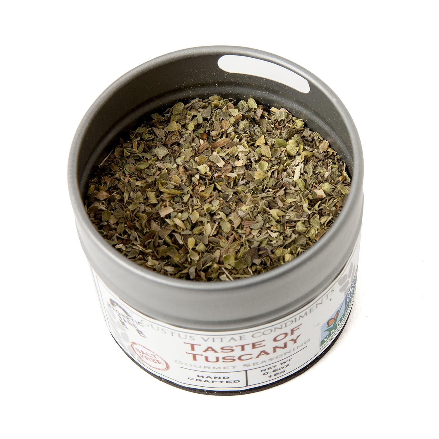Gourmet World Flavors Seasoning Collection Non GMO Verified 6 Magnetic Tins Spice Blends Crafted in Small Batches by Gustus Vitae #685