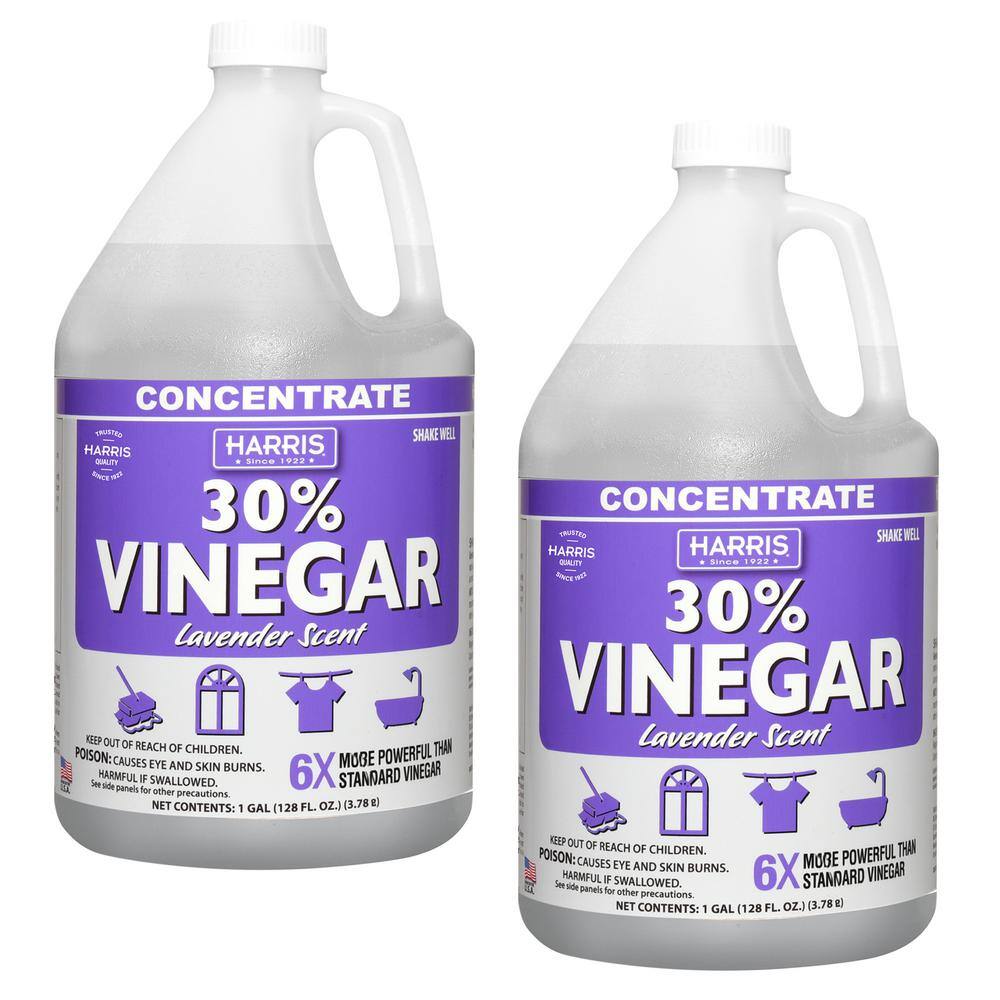 Harris 128 oz. 30% Vinegar All Purpose Cleaner Lavender (2-Pack) Harris 128 oz. 30% Vinegar All Purpose Cleaner Lavender (2-Pack)