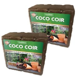 Harris 2COCO-4 18 Gal. Expanding Coco Coir Pith (8 Brick/2-Pack) Soilless Growing Media