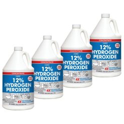 Harris 4HP12-128 128 oz. 12% Hydrogen Peroxide All Purpose Cleaner (4-Pack)