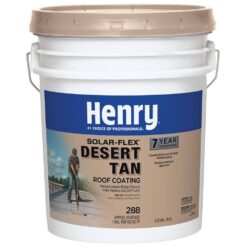 Henry HE288018 288 Solar-Flex Desert Tan Acrylic Elastomeric Reflective Roof Coating 4.75 gal.