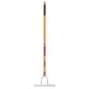 Husky 77113-950 54 in. Long Wood Handle 19-Tine Adjustable Thatch Rake