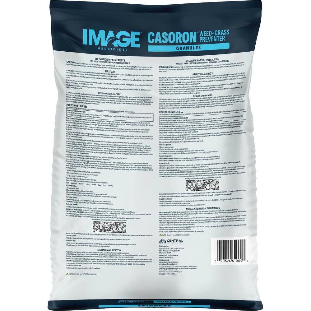 IMAGE 100551892 8 lb. 1,700 sq. ft. Outdoor Garden and Landscape Casoron Vegetation Killer Granules (2-Pack)7