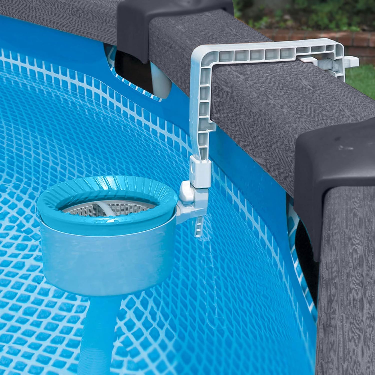 INTEX 28000E Deluxe Wall Mount Pool Cleaning Surface Skimmer for Above Ground Pools11
