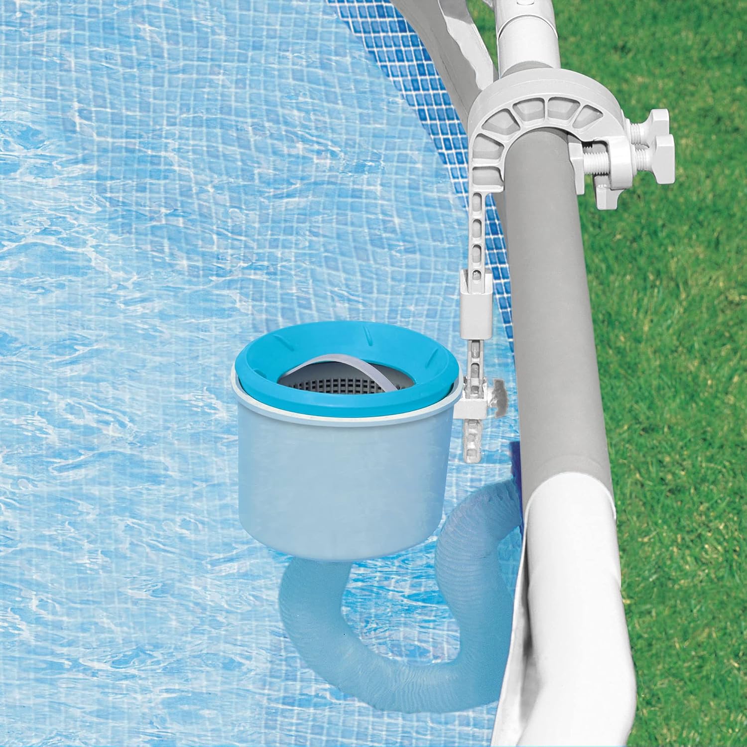 INTEX 28000E Deluxe Wall Mount Pool Cleaning Surface Skimmer for Above Ground Pools9