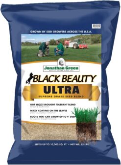 Jonathan Green (10323) Black Beauty Ultra Grass Seed - Cool Season Lawn Seed (25 lb)