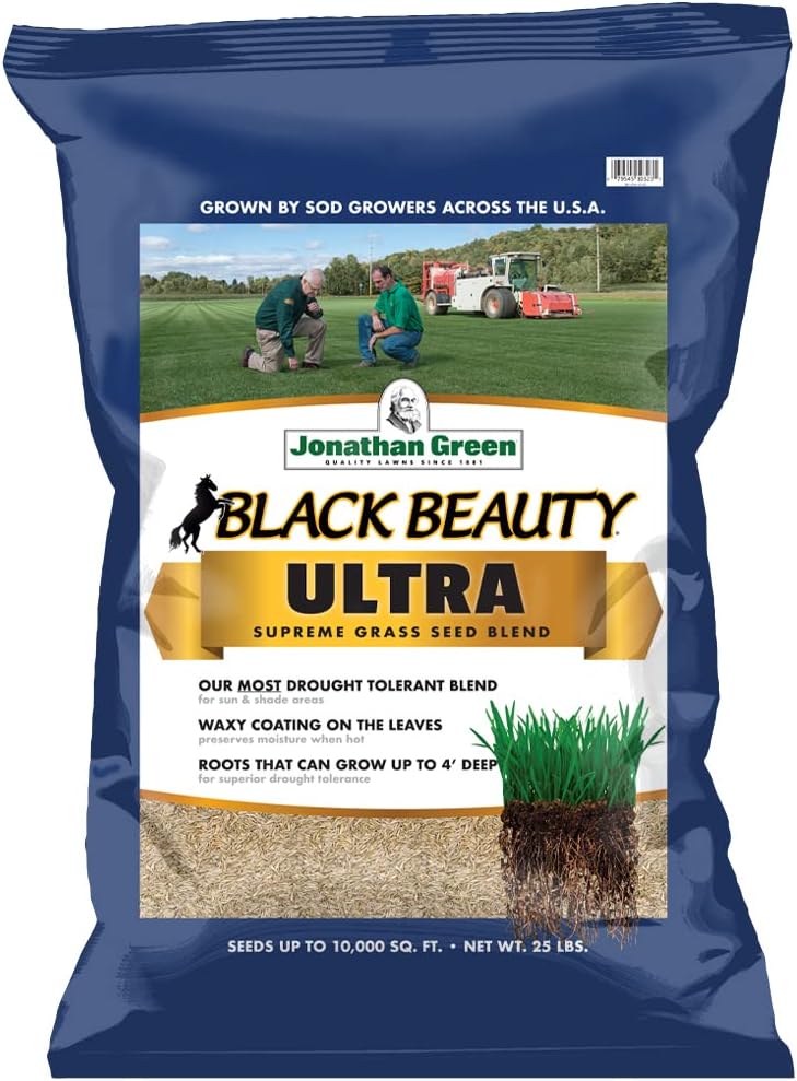 Jonathan Green (10323) Black Beauty Ultra Grass Seed - Cool Season Lawn Seed (25 lb) Jonathan Green (10323) Black Beauty Ultra Grass Seed - Cool Season Lawn Seed (25 lb)