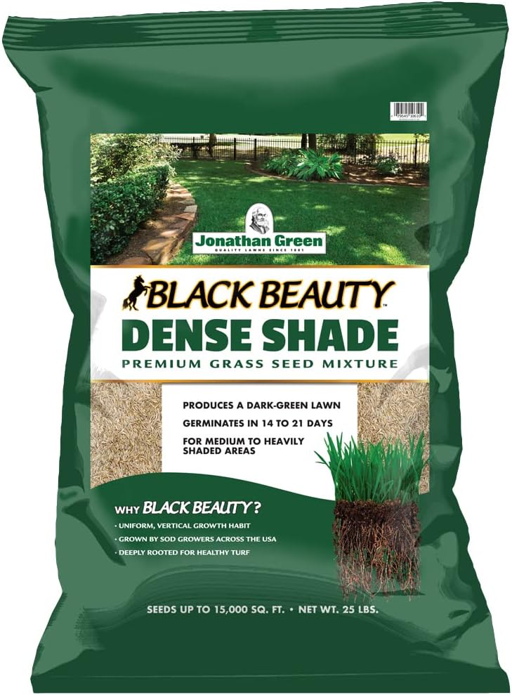 Jonathan Green (10610) Black Beauty Dense Shade Grass Seed - Cool Season Lawn Seed (25 lb) Jonathan Green (10610) Black Beauty Dense Shade Grass Seed - Cool Season Lawn Seed (25 lb)