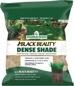 Jonathan Green (10620) Black Beauty Dense Shade Grass Seed - Cool Season Lawn Seed (7 lb)
