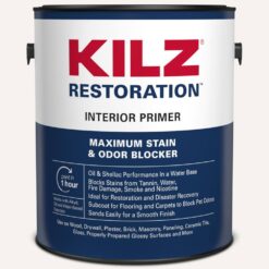 KILZ L200201 RESTORATION 1 gal. White Interior Primer, Sealer, and Stain Blocker
