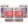 KNOTTY WOOD BARBECUE COMPANY 20 lbs. 100% Pure Almond Wood BBQ Smoker Pellets (2-Pack) and 20 lbs. 100% Pure Plum Wood BBQ Smoker Pellets (2-Pack)
