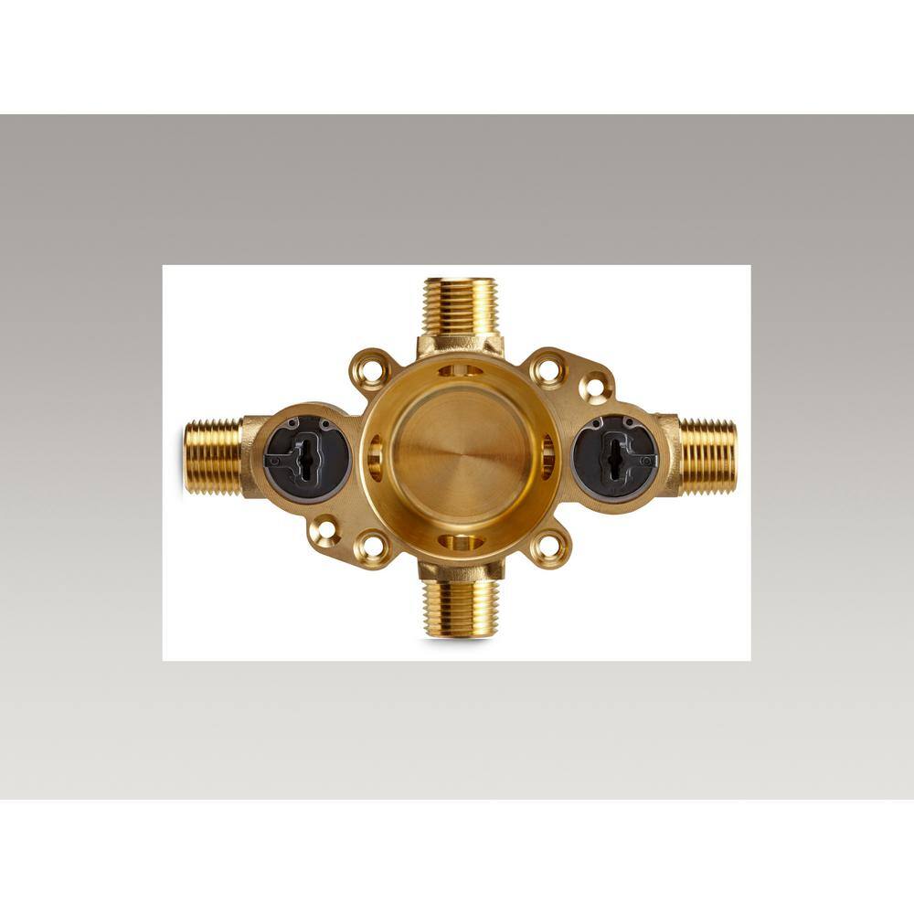 KOHLER K-8304-KS-NA Rite-Temp Pressure-Balancing Valve Body and Cartridge Kits with Service Stops2
