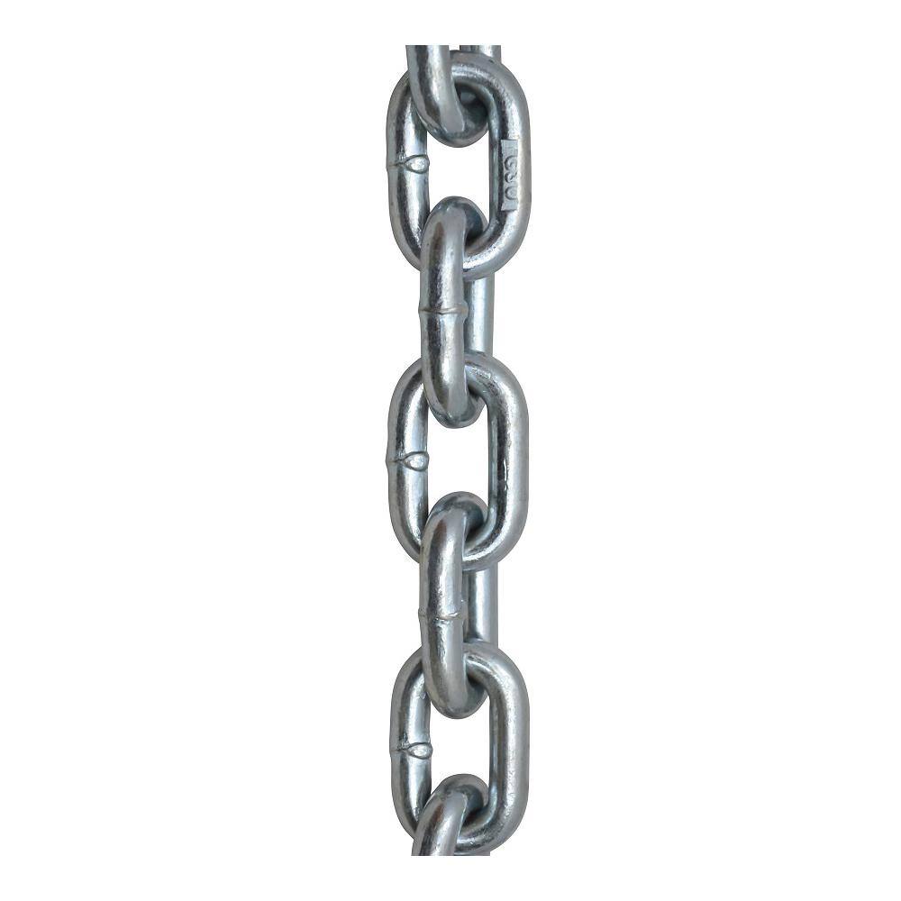 KingChain 530512 1 8 in. x 100 ft. Grade 30 Proof Coil Chain in Zinc Plated Reeled2