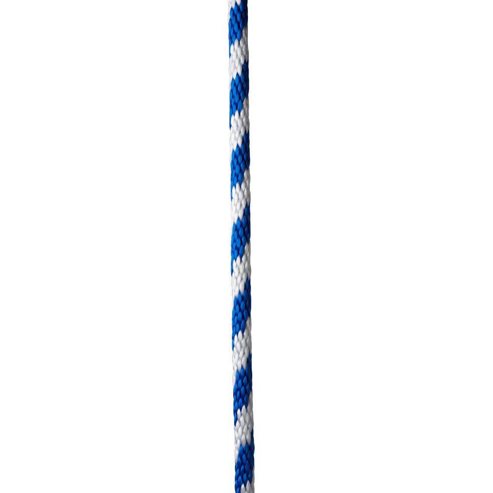 KingCord 300511TV 5 8 in. x 200 ft. Smooth Braid Polypropylene Reeled Rope in Blue and White1