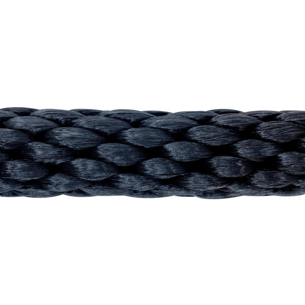 KingCord 302651TV 5 8 in. x 200 ft. Polypropylene Multi-Filament Solid Braid Derby Rope, Black4