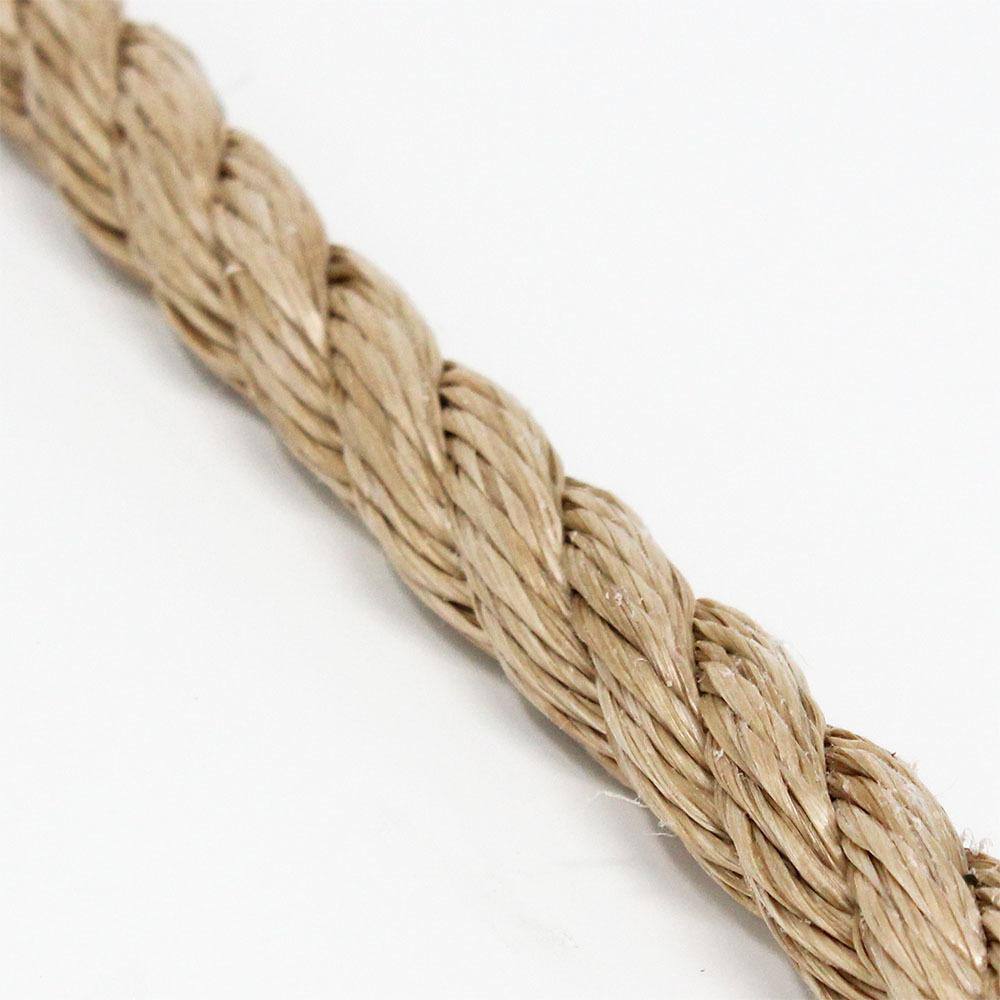 KingCord 309811 1 2 in. x 300 ft. Polypropylene Twisted Rope 3-Strand, Brown Unmanila2