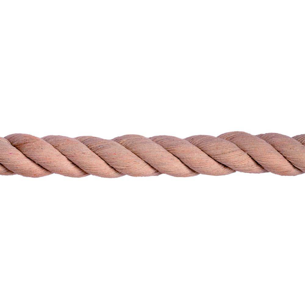 KingCord 644371TV 3 8 in. x 300 ft. Natural 3-Strand Twisted Cotton Rope2