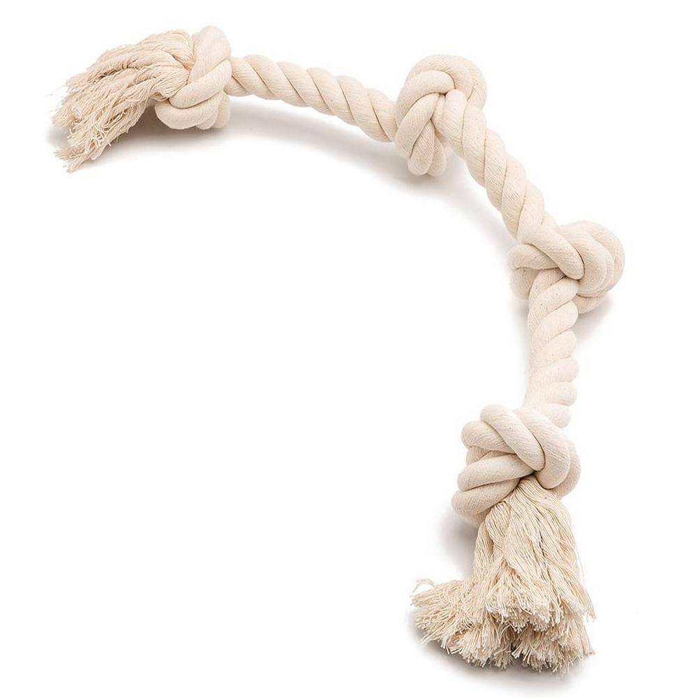 KingCord 644371TV 3 8 in. x 300 ft. Natural 3-Strand Twisted Cotton Rope4