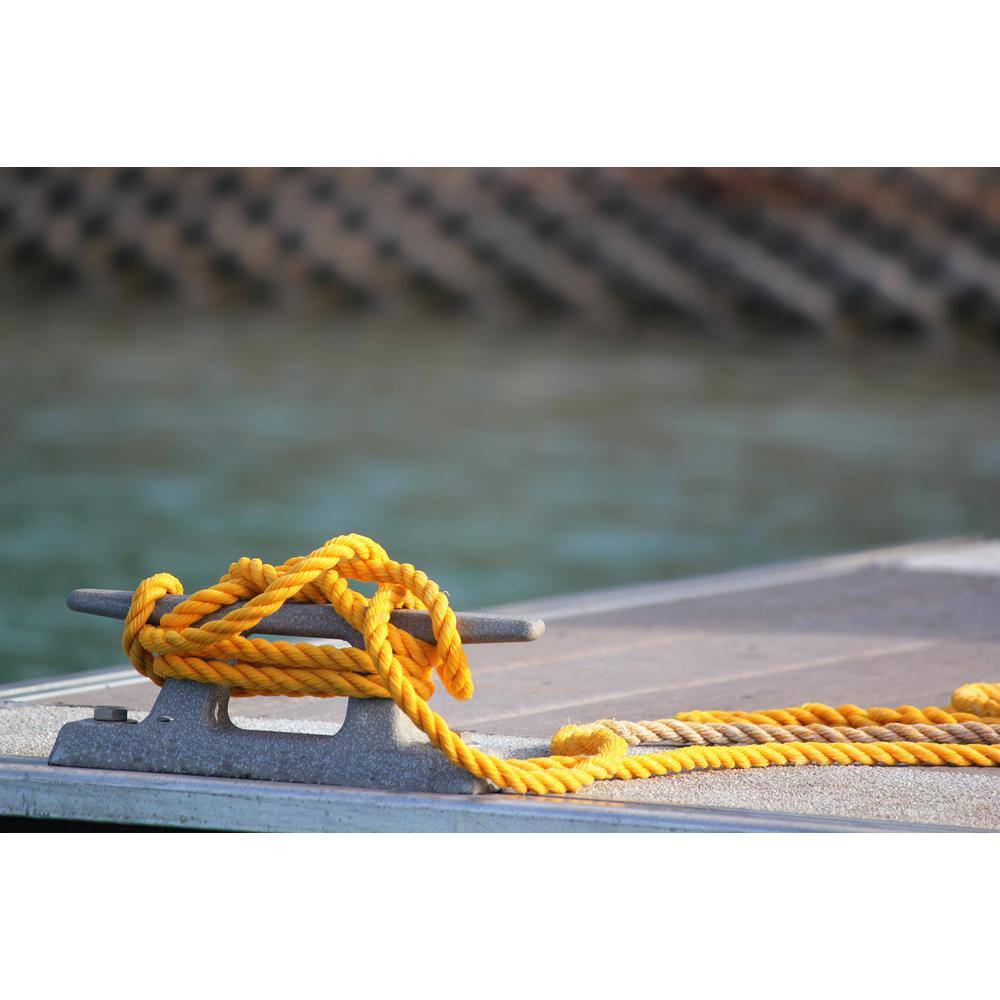 KingCord 644971TV 3 8 in. x 400 ft. Polypropylene Twisted Rope 3-Strand, Yellow8