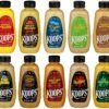 Koops' Mustard Variety Pack – Original Yellow, Spicy Brown, Dijon, Honey Mustard, & More – Gluten-Free, Kosher, USDA Organic, Made in USA, From Quality Mustard Seeds – 12 Oz, Pack of 10