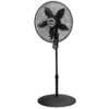 Lasko S20625 20 in. 4 Speed Oscillating Pedestal Fan for Home in Black with 90° Oscillation, Adjustable Height, Timer and Remote