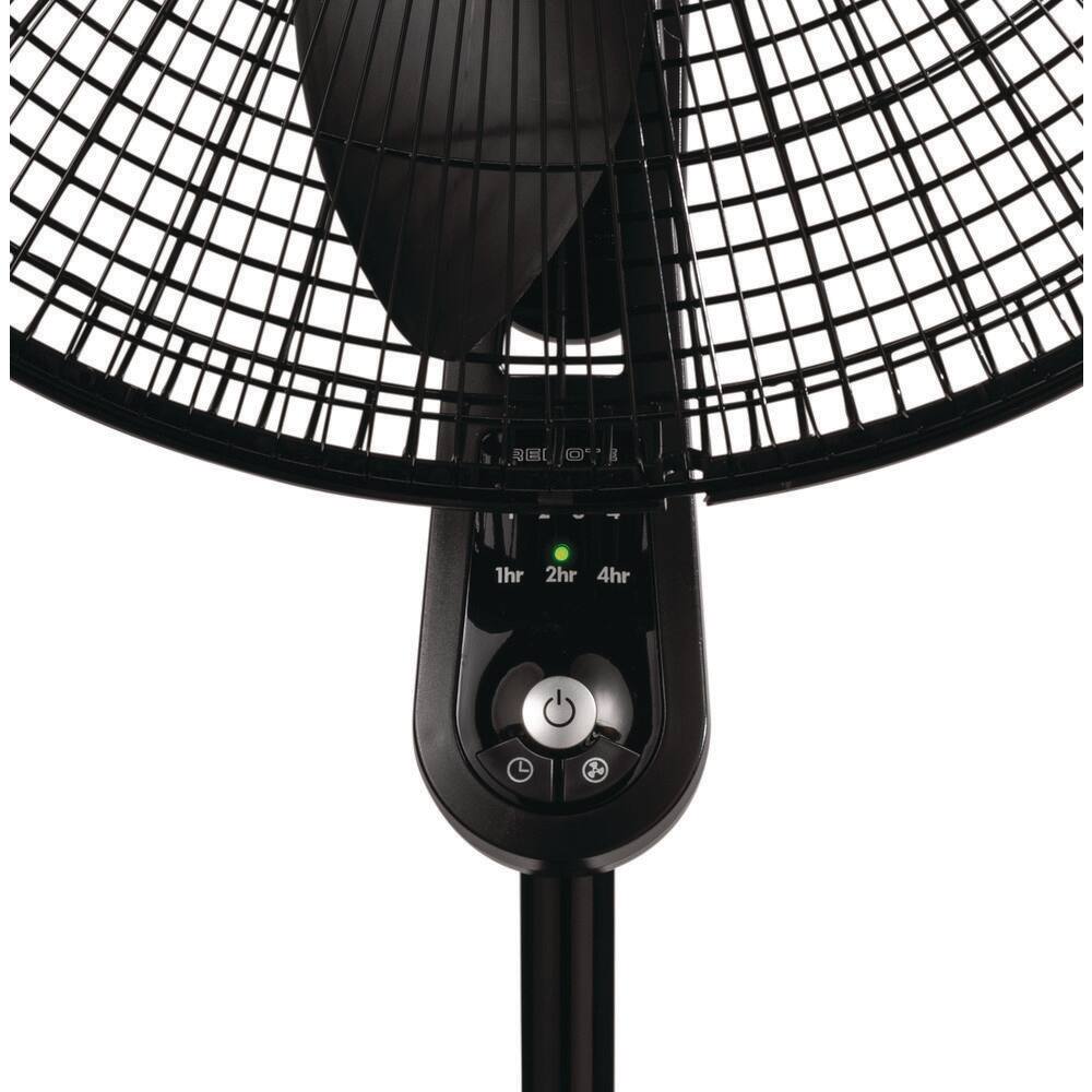 Lasko S20625 20 in. 4 Speed Oscillating Pedestal Fan for Home in Black with 90° Oscillation, Adjustable Height, Timer and Remote2