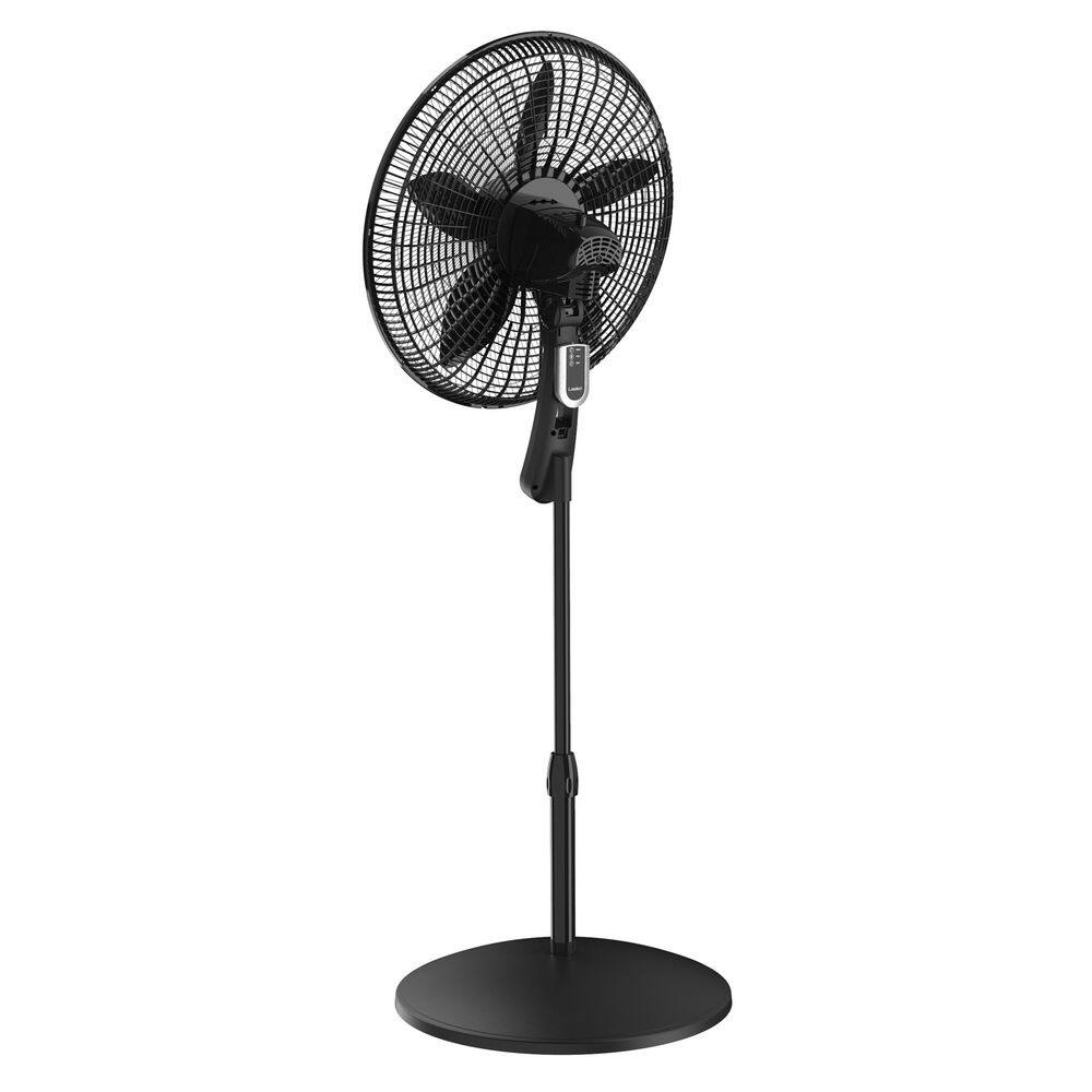 Lasko S20625 20 in. 4 Speed Oscillating Pedestal Fan for Home in Black with 90° Oscillation, Adjustable Height, Timer and Remote3