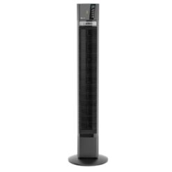 Lasko T48335 48 in. 4 Speeds Xtra Air Tower Fan in Black with Carry Handle, Oscillating, Remote Control, Nighttime Setting, Timer