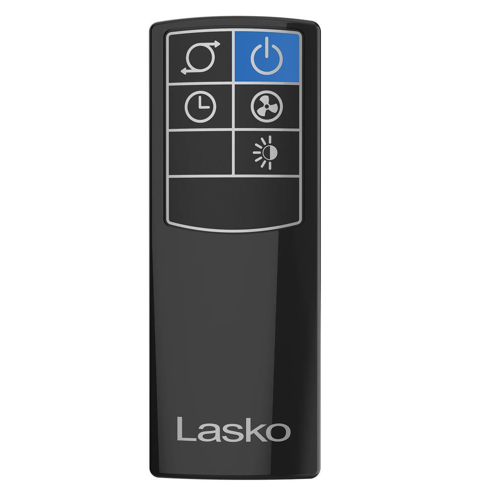 Lasko T48335 48 in. 4 Speeds Xtra Air Tower Fan in Black with Carry Handle, Oscillating, Remote Control, Nighttime Setting, Timer8