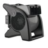 Lasko U15610 Pivoting 11.2 in. 3 Speed High Velocity Blower Fan for Home, Job Site in Gray, 375 CFM, 2 120V Outlets, Circuit Breaker