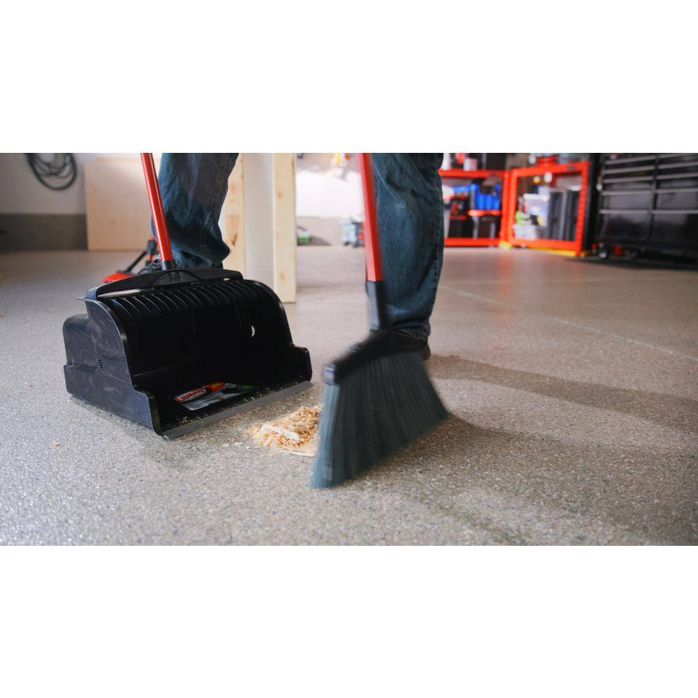 Libman 1711 16 in. High Power Large Scoop Upright Dustpan with Steel Handle (2-Pack)2