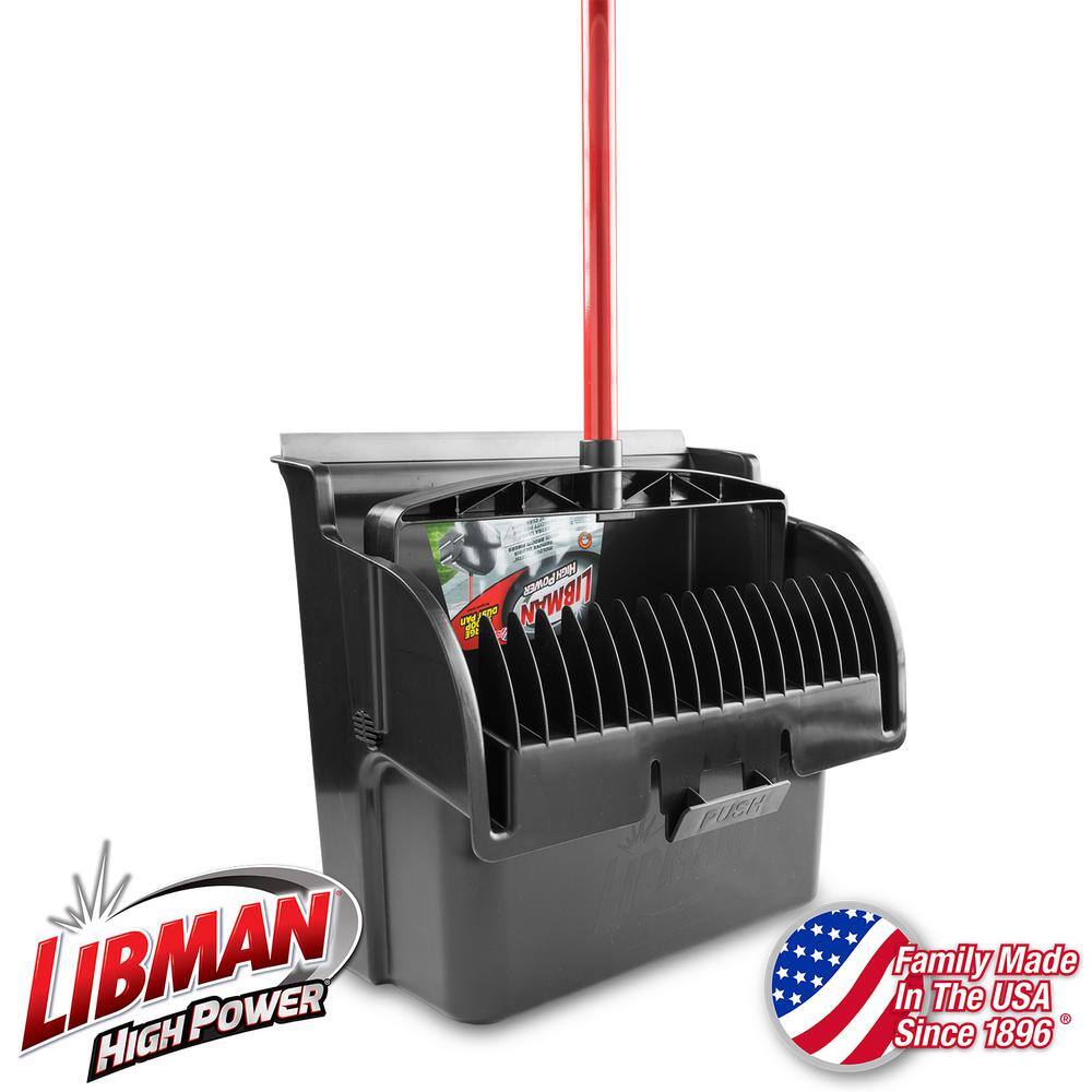 Libman 1711 16 in. High Power Large Scoop Upright Dustpan with Steel Handle (2-Pack)3